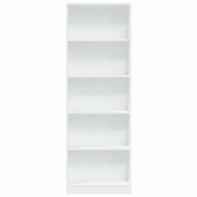 vidaXL ブックケース ホワイト 60x24x176 cm エンジニアードウッド 家具 棚 本棚・オープンラック(代引不可)【送料無料】_3