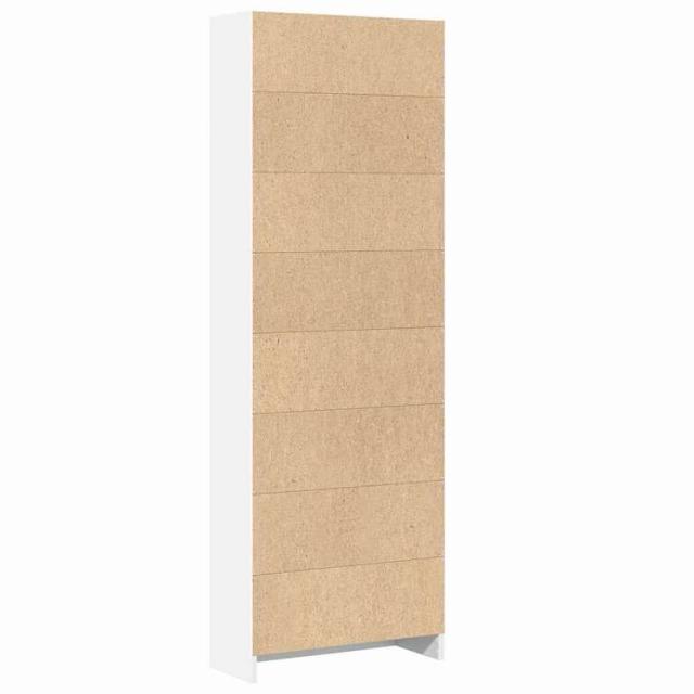 vidaXL ブックケース ホワイト 60x24x176 cm エンジニアードウッド 家具 棚 本棚・オープンラック(代引不可)【送料無料】_5