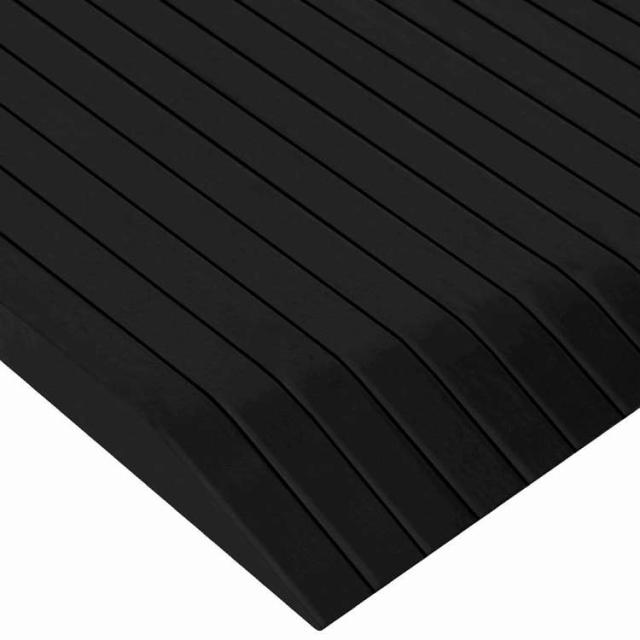 vidaXL 敷居ランプ 110x41x5 cm ゴム ビジネス&工業用 標識・サイン 道路標識(代引不可)【送料無料】