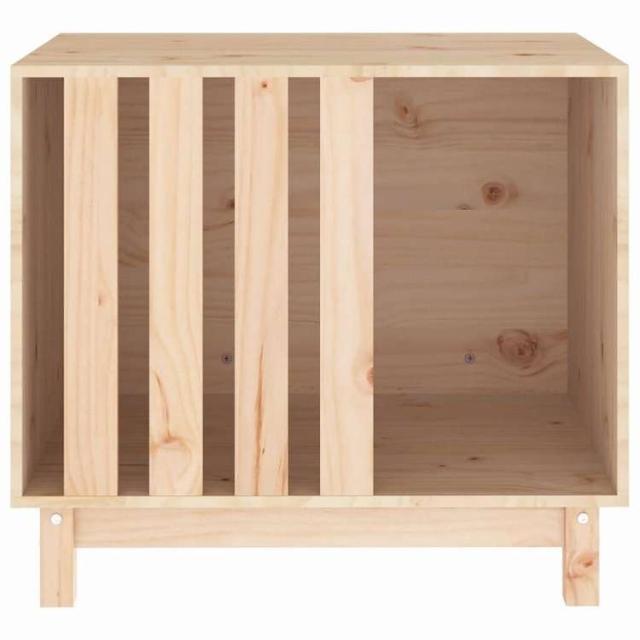 vidaXL ドッグハウス 70x50x62 cm 無垢材 パイン材 動物&amp;ペット用品 ペット用品 犬用品 ドッグハウス(代引不可)【送料無料】_4
