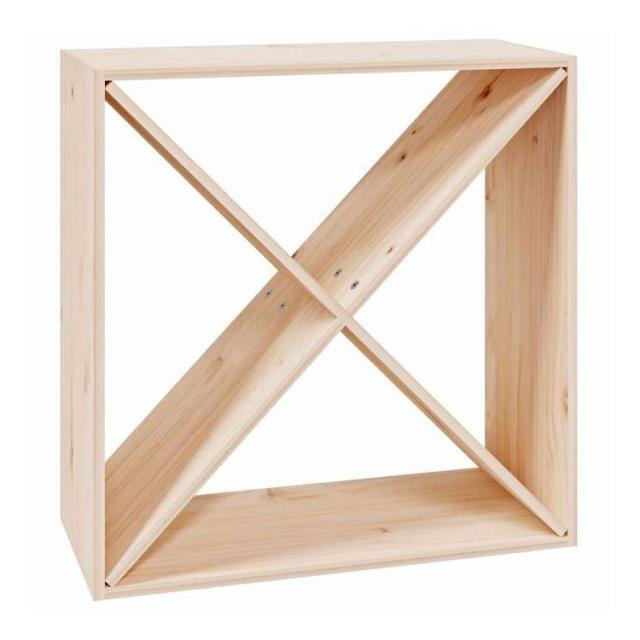 vidaXL ワインキャビネット 62x25x62 cm 無垢材 パイン材 家具 キャビネット&収納 ワイン・スピリッツキャビネット(代引不可)【送料無料】