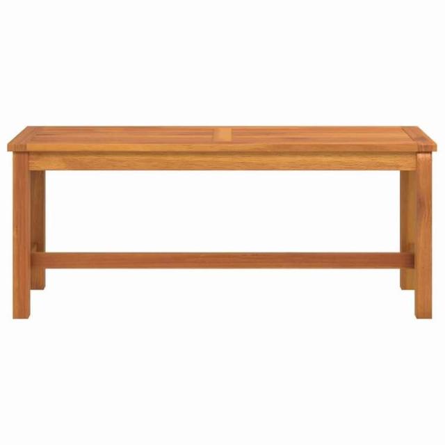 vidaXL ガーデンベンチ 110x35x45 cm 無垢材アカシア 家具 アウトドア家具 屋外椅子 アウトドアベンチ(代引不可)【送料無料】_2