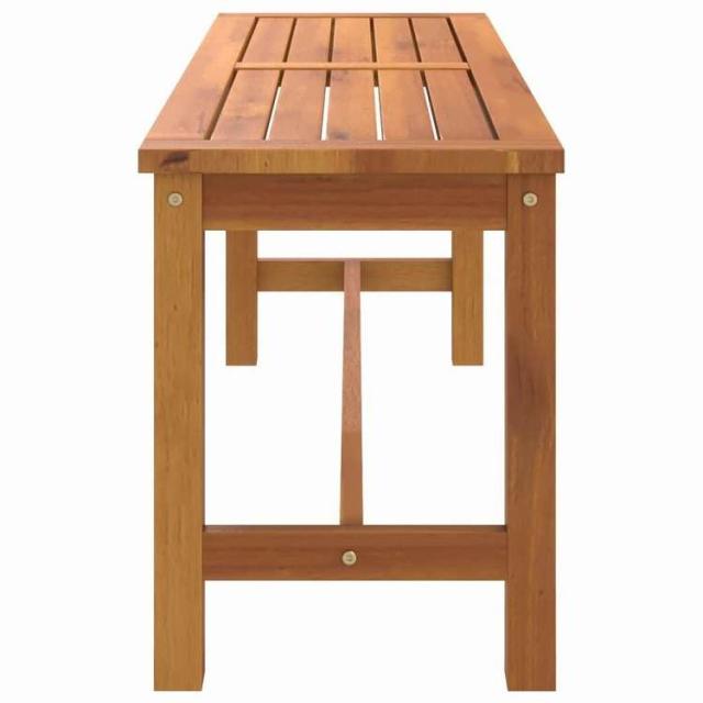 vidaXL ガーデンベンチ 110x35x45 cm 無垢材アカシア 家具 アウトドア家具 屋外椅子 アウトドアベンチ(代引不可)【送料無料】_3