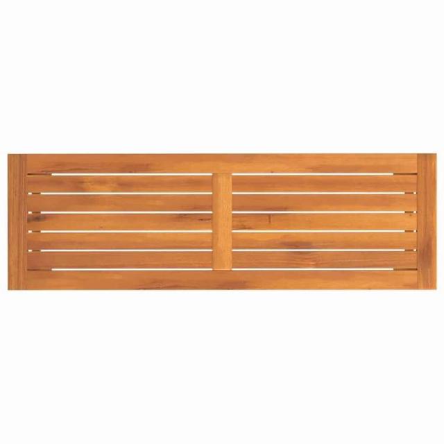 vidaXL ガーデンベンチ 110x35x45 cm 無垢材アカシア 家具 アウトドア家具 屋外椅子 アウトドアベンチ(代引不可)【送料無料】_4