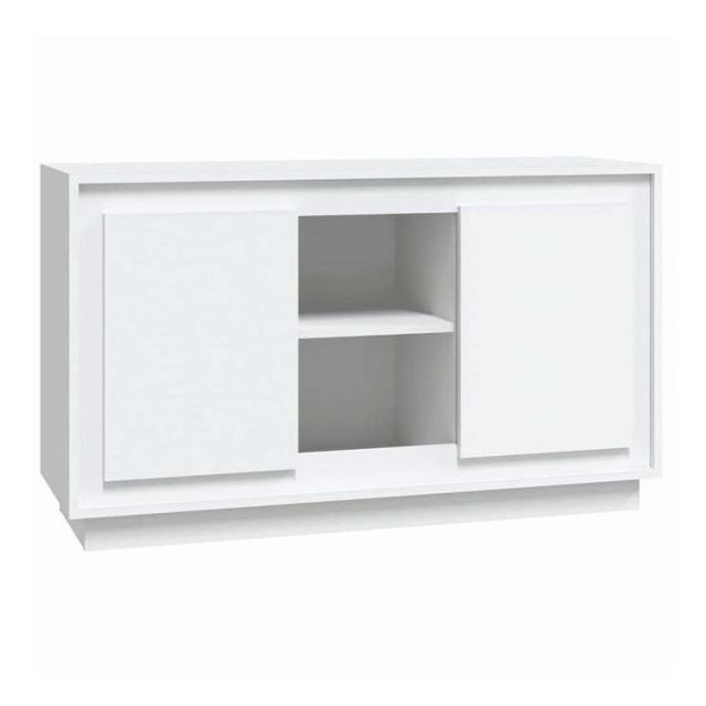 vidaXL サイドボード ホワイト 102x35x60 cm エンジニアードウッド 家具 キャビネット&amp;収納 サイドボード(代引不可)【送料無料】