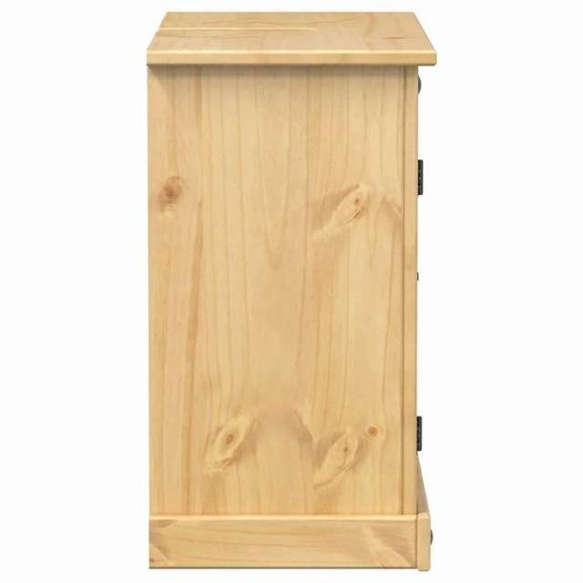 vidaXL バスルームシンクキャビネット「コロナ」73x33x60 cm 無垢材パイン材 家具 キャビネット&amp;収納 洗面・化粧台ユニット 浴室洗面ユニット(代引不可)【送料無料】_4