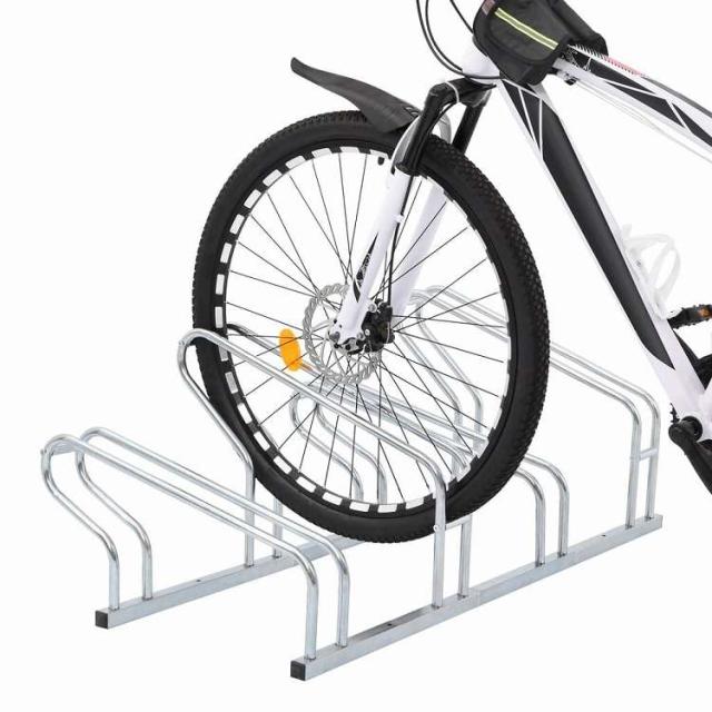 vidaXL 自転車スタンド 4台用 床置き式 亜鉛メッキ鋼 スポーツグッズ アウトドアレクリエーション サイクリング 自転車用アクセサリ 自転車スタンド・収納(代引不可)【送料無料】_1