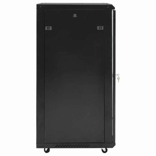 vidaXL 22U ネットワークキャビネット スイベル脚付き 19インチ IP20 60x60x120 cm 電子機器 電化機器用アクセサリ パソコンコンポーネント ストレージデバイス ネットワーク収納システム(代引不可)【送料無料】_3