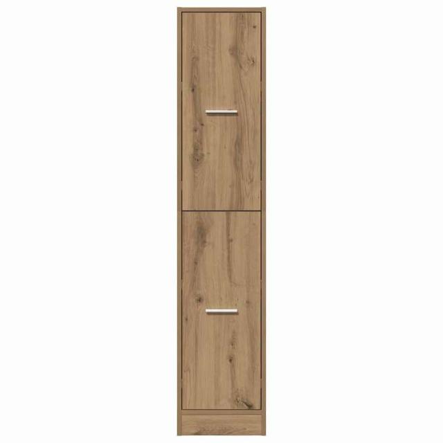 vidaXL 薬箱キャビネット アーティシャンオーク 30x41x144.5 cm エンジニアードウッド 家具 キャビネット&amp;収納 収納キャビネット・ロッカー(代引不可)【送料無料】_4