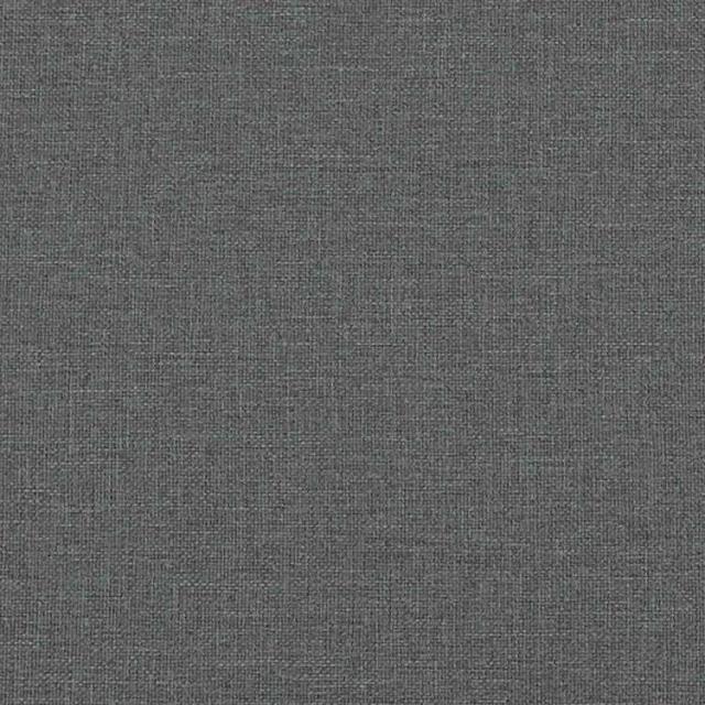 vidaXL 3人掛けソファ ダークグレー 220x77x82 cm ファブリック 家具 ソファ(代引不可)【送料無料】_7