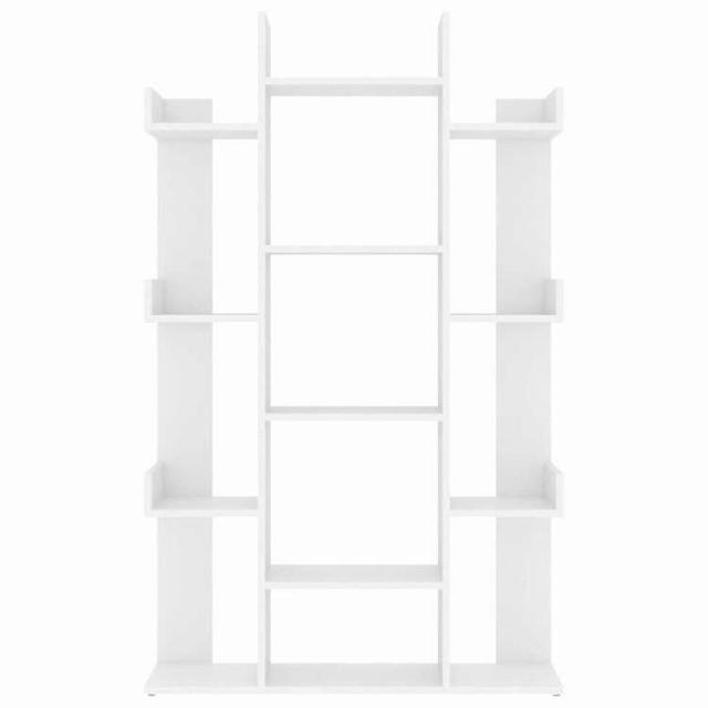 vidaXL ブックキャビネット ホワイト 86x25.5x140 cm エンジニアードウッド 家具 棚 本棚・オープンラック(代引不可)【送料無料】_4