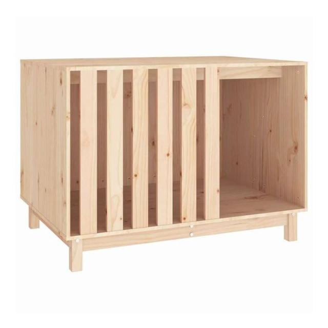vidaXL ドッグハウス 100x70x72 cm 無垢材 パイン材 動物&amp;ペット用品 ペット用品 犬用品 ドッグハウス(代引不可)【送料無料】
