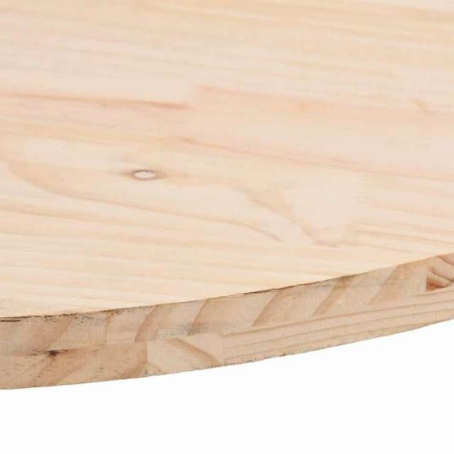 vidaXL テーブルトップ 90x45x2.5 cm 無垢材 パイン材 オーバル 家具 テーブル用品 テーブルトップ(代引不可)【送料無料】_5