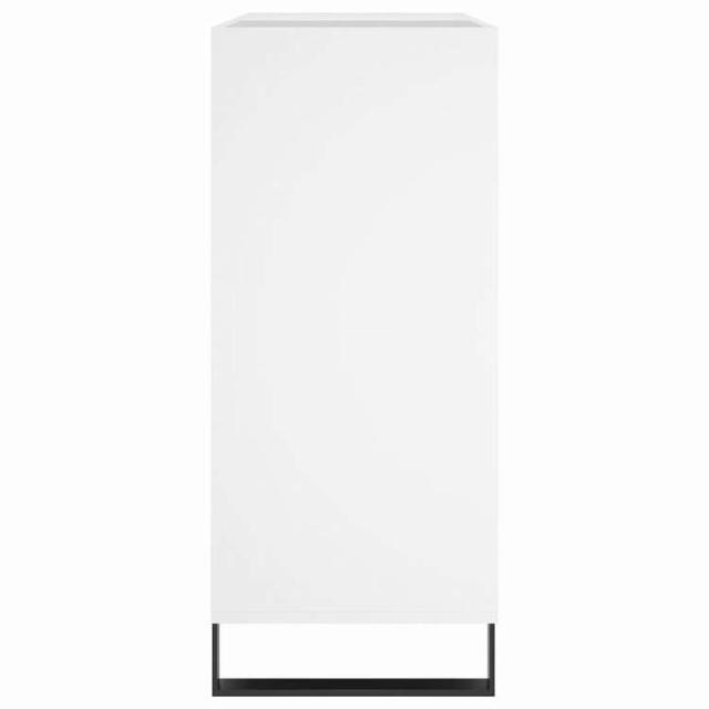 vidaXL レコードキャビネット ホワイト 84.5x38x89 cm エンジニアードウッド 家具 キャビネット&amp;収納 メディア収納・ラック(代引不可)【送料無料】_4