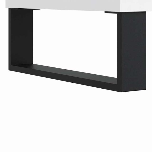 vidaXL レコードキャビネット ホワイト 84.5x38x89 cm エンジニアードウッド 家具 キャビネット&amp;収納 メディア収納・ラック(代引不可)【送料無料】_7