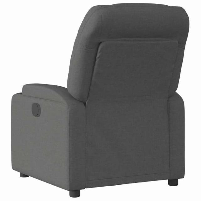 vidaXL リクライニングチェア ダークグレーファブリック 家具 チェア アームチェア・リクライニングチェア・スリーピングチェア(代引不可)【送料無料】_4