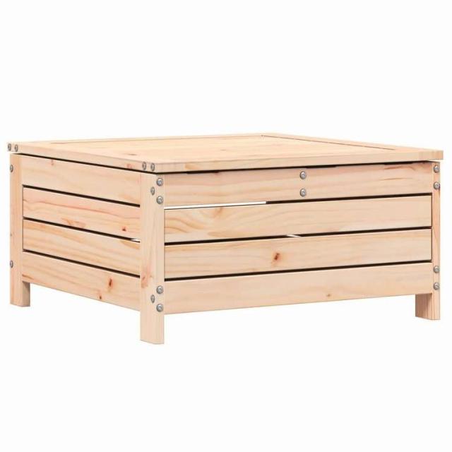 vidaXL ガーデンフットスツール 62x63.5x32 cm 無垢材 パイン材 家具 アウトドア家具 屋外椅子 屋外用組み合わせソファセット(代引不可)【送料無料】_5