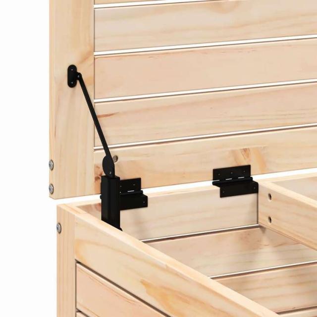 vidaXL ガーデンフットスツール 62x63.5x32 cm 無垢材 パイン材 家具 アウトドア家具 屋外椅子 屋外用組み合わせソファセット(代引不可)【送料無料】_7