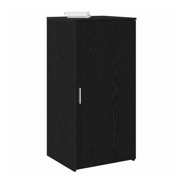vidaXL 収納キャビネット ブラック 50x45x103,5 cm エンジニアードウッド 家具 キャビネット&amp;収納 収納キャビネット・ロッカー(代引不可)【送料無料】