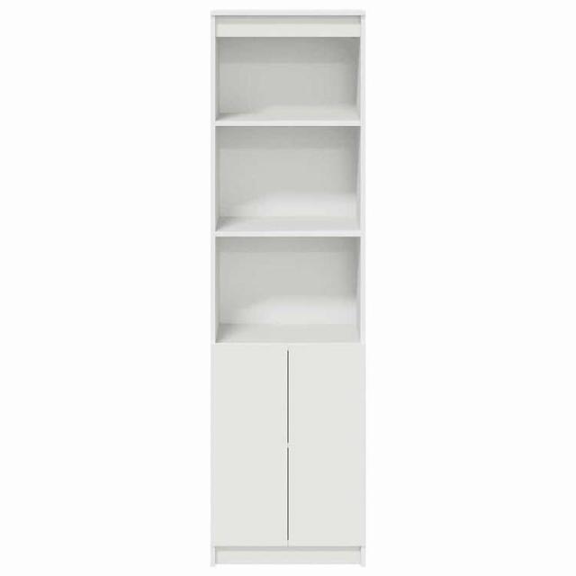 vidaXL ハイボード ホワイト 50x35x180 cm エンジニアードウッド 家具 キャビネット&amp;収納 サイドボード(代引不可)【送料無料】_5