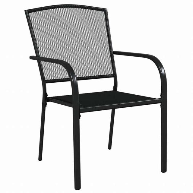vidaXL ガーデンダイニング7点セット アントラシート スチール製家具 アウトドア家具 屋外家具セット(代引不可)【送料無料】_4