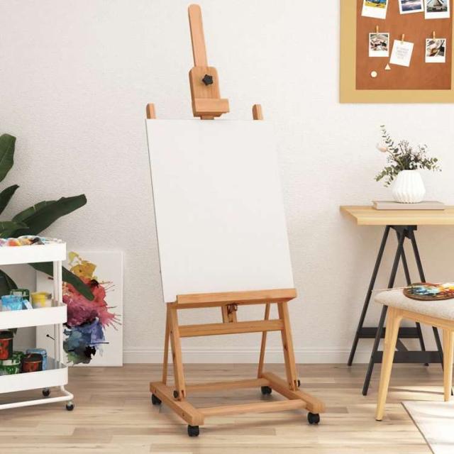 vidaXL イーゼルスタンド 55x53.5x178cm ブナ無垢材オフィス用品 プレゼンテーション イーゼル(代引不可)【送料無料】