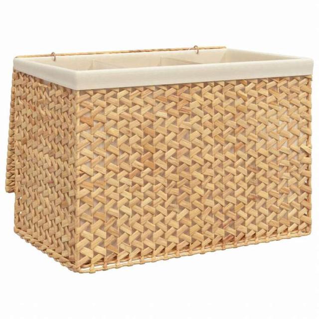 vidaXL ランドリーバスケット 3分割 75x42.5x52 cm ホテイアオイホーム&amp;ガーデン 家事用品 ランドリー用品 洗濯かご(代引不可)【送料無料】_1
