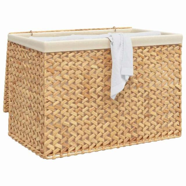 vidaXL ランドリーバスケット 3分割 75x42.5x52 cm ホテイアオイホーム&amp;ガーデン 家事用品 ランドリー用品 洗濯かご(代引不可)【送料無料】_2