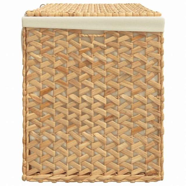 vidaXL ランドリーバスケット 3分割 75x42.5x52 cm ホテイアオイホーム&amp;ガーデン 家事用品 ランドリー用品 洗濯かご(代引不可)【送料無料】_5