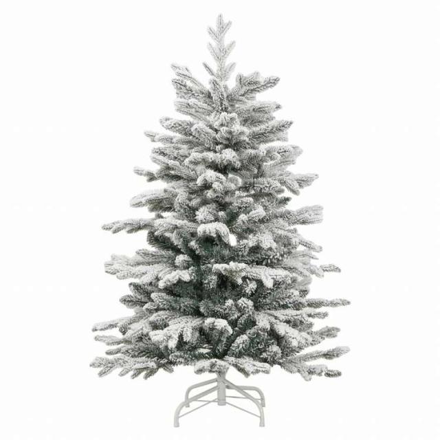 vidaXL 人工クリスマスツリー ヒンジ式 雪付き 150 cmホーム&ガーデン デコレーション シーズン&ホリデーデコレーション クリスマスツリー(代引不可)【送料無料】