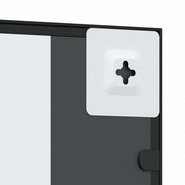 vidaXL ウォールミラー ブラック 30x100 cm 長方形 鉄製ホーム&ガーデン デコレーション 鏡(代引不可)【送料無料】