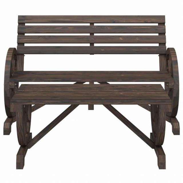 vidaXL ガーデンラウンジ4点セット モミ無垢材家具 アウトドア家具 屋外家具セット(代引不可)【送料無料】_4
