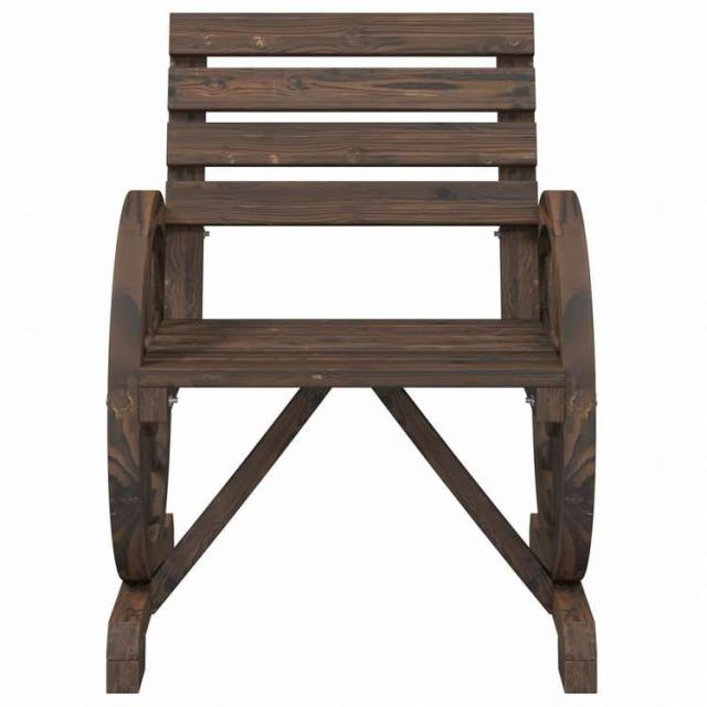 vidaXL ガーデンラウンジ4点セット モミ無垢材家具 アウトドア家具 屋外家具セット(代引不可)【送料無料】_8