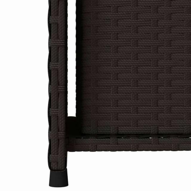 vidaXL ガーデン収納キャビネット 50x55x115 cm ポリラタン製 ブラック家具 アウトドア家具 屋外収納ボックス(代引不可)【送料無料】_9