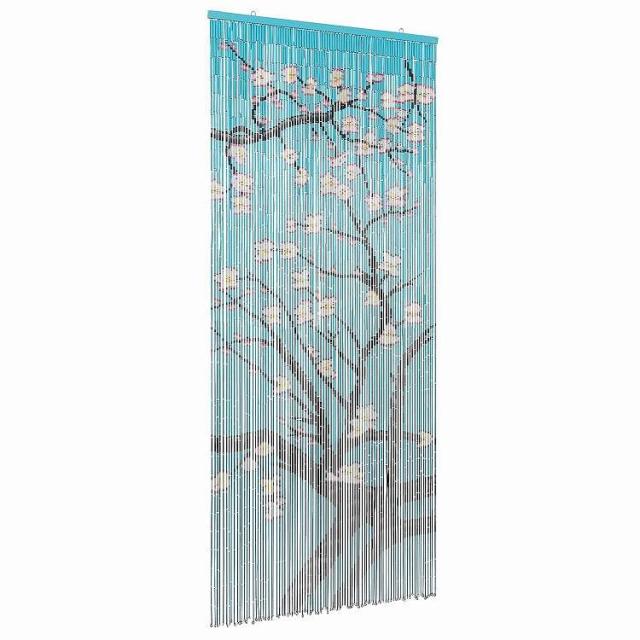 vidaXL 虫用ドアカーテン multicolor 200 x 90 cm 竹ホーム&ガーデン デコレーション 窓用品 ウィンドウスクリーンマルチカラー(代引不可)【送料無料】