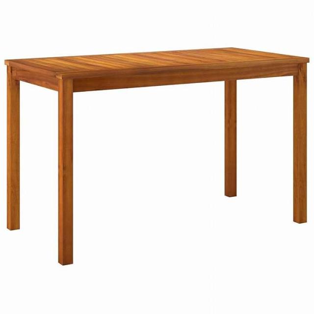 vidaXL ガーデンテーブル 110x55x67cm 無垢材アカシア家具 アウトドア家具 アウトドアテーブル茶色(代引不可)【送料無料】