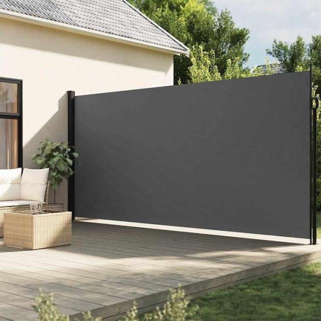 vidaXL 格納式サイドオーニング アントラシート 220x500 cmホーム&ガーデン 芝&ガーデン アウトドアリビング 屋外用傘・サンシェード(代引不可)【送料無料】