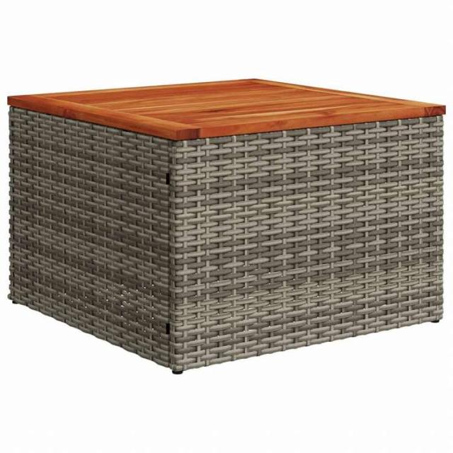 vidaXL ガーデンソファ11点セット クッション付き ポリラタン製 グレー家具 アウトドア家具 屋外家具セット(代引不可)【送料無料】