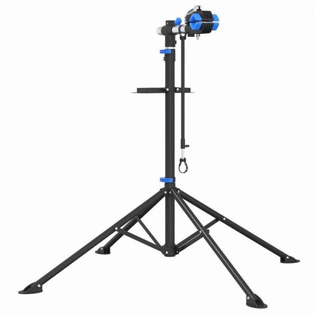 vidaXL 自転車修理スタンド 折りたたみ式 調節可能 108-188cm ブルースチールスポーツグッズ アウトドアレクリエーション サイクリング 自転車用アクセサリ 自転車スタンド・収納青(代引不可)【送料無料】