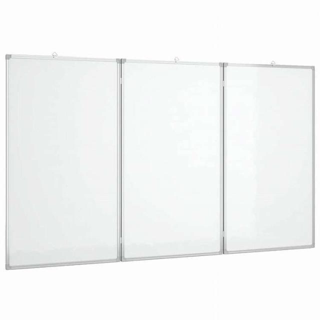 vidaXL マグネット式ホワイトボード 折りたたみ式 180x100x1.7cm アルミニウム製オフィス用品 プレゼンテーション ディスプレイボード(代引不可)【送料無料】