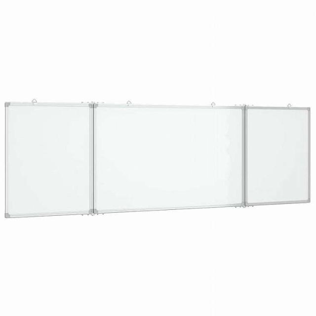 vidaXL マグネット式ホワイトボード 折りたたみ式 160x60x1.7cm アルミニウム製オフィス用品 プレゼンテーション ディスプレイボード(代引不可)【送料無料】