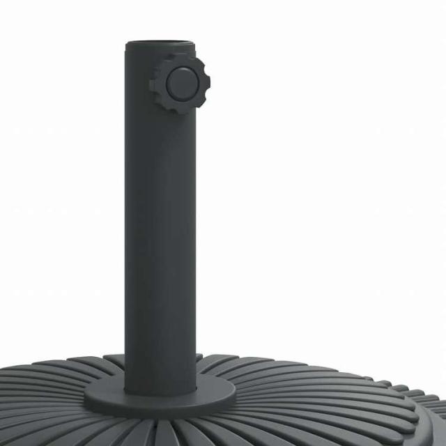 vidaXL 日がさ軍事基地 銀輪付き添い人 O38 / 48 粍 極点用 27 kg ラウンド介護ホーム&amp;園庭 芝&amp;園庭 アウトドアリビング アウトドアアンブレラ&amp;日がさ付属品 露天用コウモリ傘突っ支い棒(代