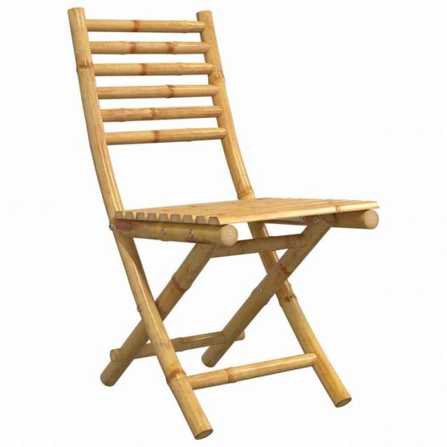 vidaXL ガーデンダイニング5点セット 竹製家具 アウトドア家具 屋外家具セット(代引不可)【送料無料】_5
