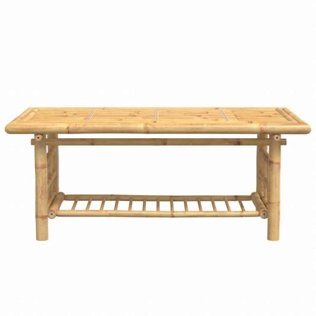 vidaXL コーヒーテーブル 110x55x45 cm 竹製家具 テーブル アクセントテーブル コーヒーテーブル(代引不可)【送料無料】_2