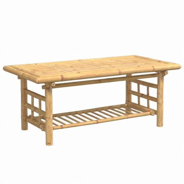 vidaXL コーヒーテーブル 110x55x45 cm 竹製家具 テーブル アクセントテーブル コーヒーテーブル(代引不可)【送料無料】_4