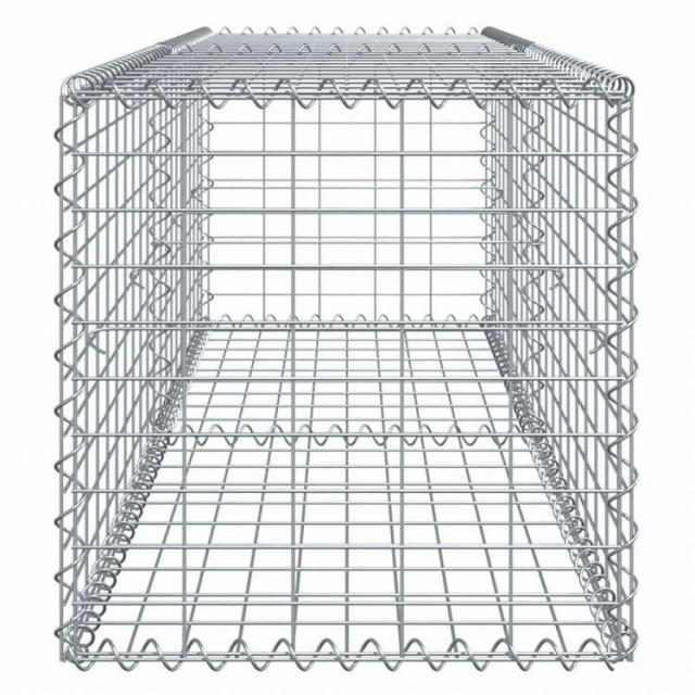 vidaXL 蛇籠バスケット カバー付き 200x50x50cm 亜鉛メッキ鉄ホーム&ガーデン 芝&ガーデン ガーデニング 鉢植え・プランター(代引不可)【送料無料】_3
