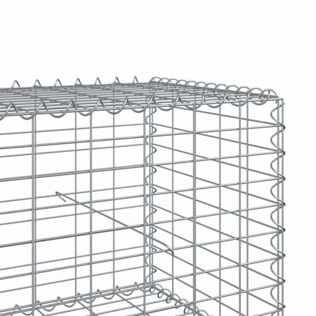 vidaXL 蛇籠バスケット カバー付き 200x50x50cm 亜鉛メッキ鉄ホーム&ガーデン 芝&ガーデン ガーデニング 鉢植え・プランター(代引不可)【送料無料】_5