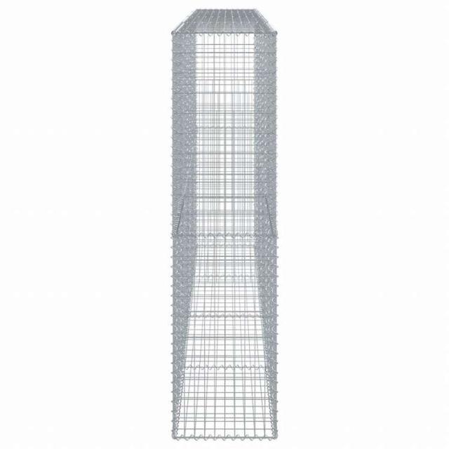 vidaXL 蛇籠バスケット カバー付き 400x50x200cm 亜鉛メッキ鉄ホーム&ガーデン 芝&ガーデン ガーデニング 鉢植え・プランター(代引不可)【送料無料】_3