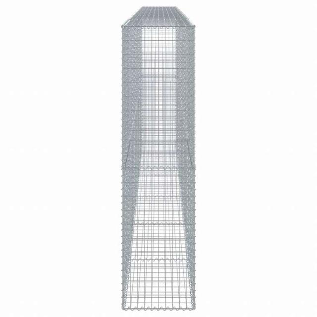 vidaXL 蛇籠バスケット カバー付き 600x50x200cm 亜鉛メッキ鉄ホーム&ガーデン 芝&ガーデン ガーデニング 鉢植え・プランター(代引不可)【送料無料】