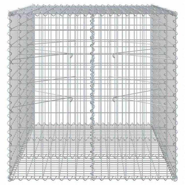 vidaXL 蛇籠バスケット カバー付き 150x100x100cm 亜鉛メッキ鉄ホーム&ガーデン 芝&ガーデン ガーデニング 鉢植え・プランター(代引不可)【送料無料】_3